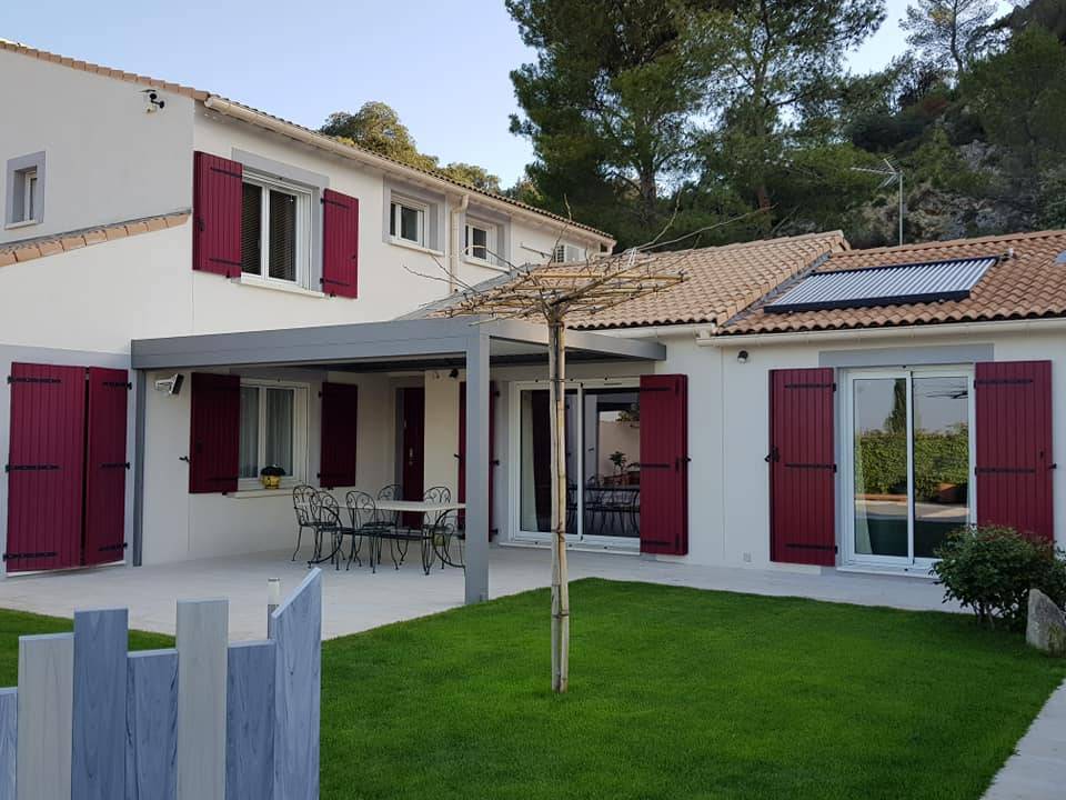 Enduit Taloché près de Nîmes 